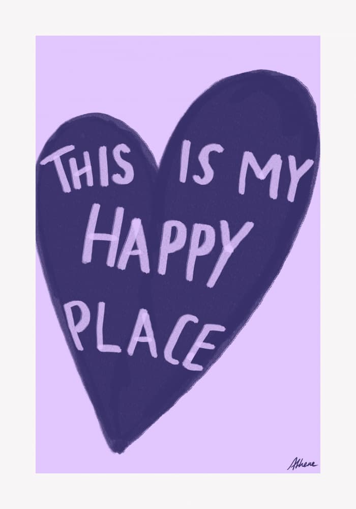 Happy Place by Athene Fritsch — canvas wall art