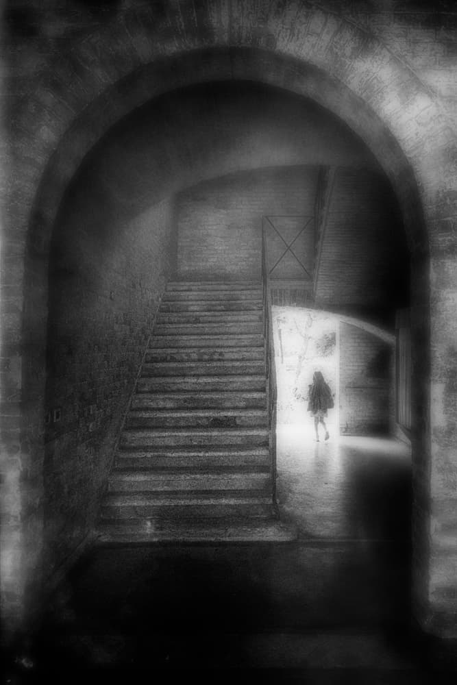 Mysterious Archway Passage by Enrico Facchetti — canvas wall art