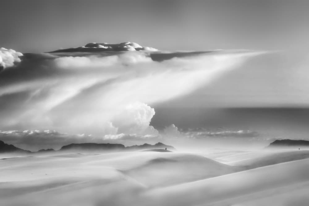 Misty Mountain Cloudscape by Yvette Depaepe — canvas wall art