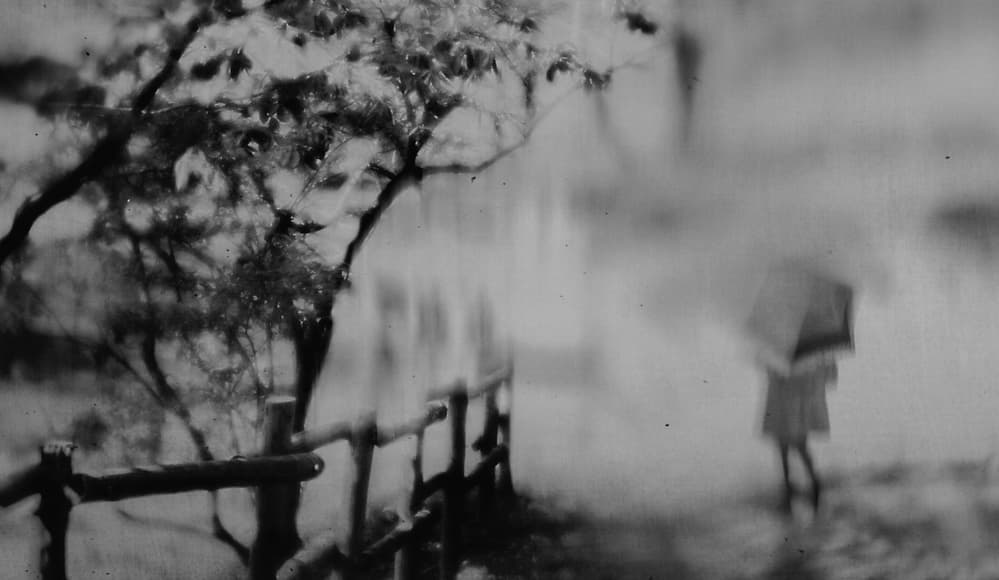 Solitary Rainy Walk by Teruhiko Tsuchida — canvas wall art
