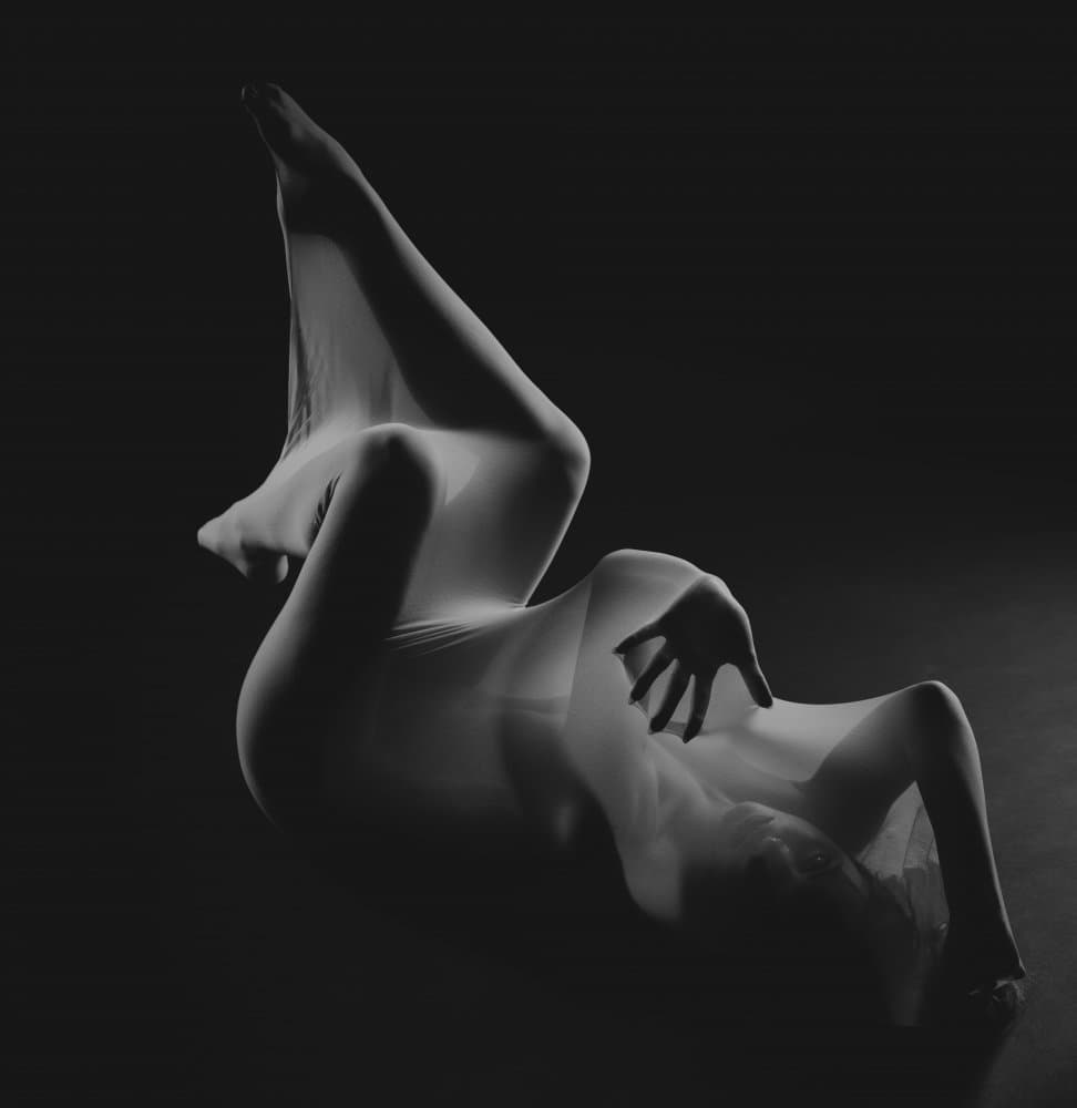 Ethereal Fabric Form by James Yang — canvas wall art