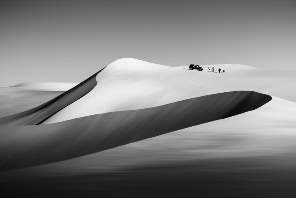 Desert Dunes Expedition by Alaa Nour — canvas wall art