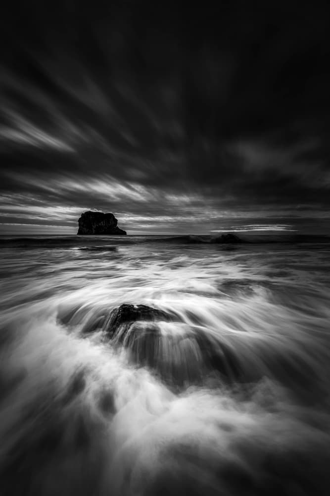 Dramatic Ocean Flow by Rodrigo Núñez Buj — canvas wall art