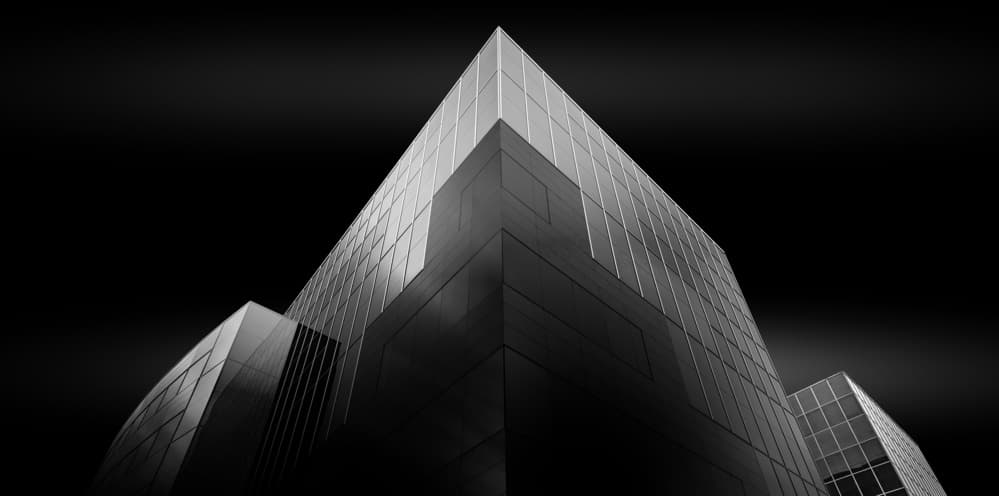 Modern Architectural Forms by Rodrigo Núñez Buj — canvas wall art