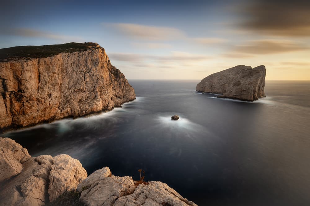 Golden Hour Seascape by Paolo Bolla — canvas wall art