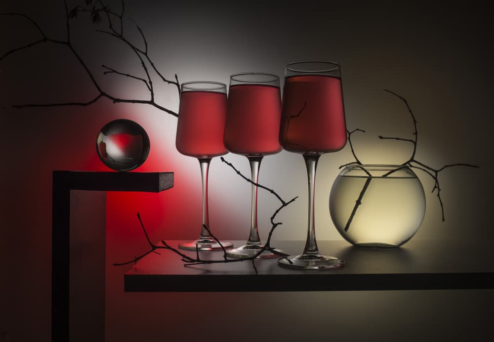 Dramatic Red Still Life by Evgeniy Popov — canvas wall art