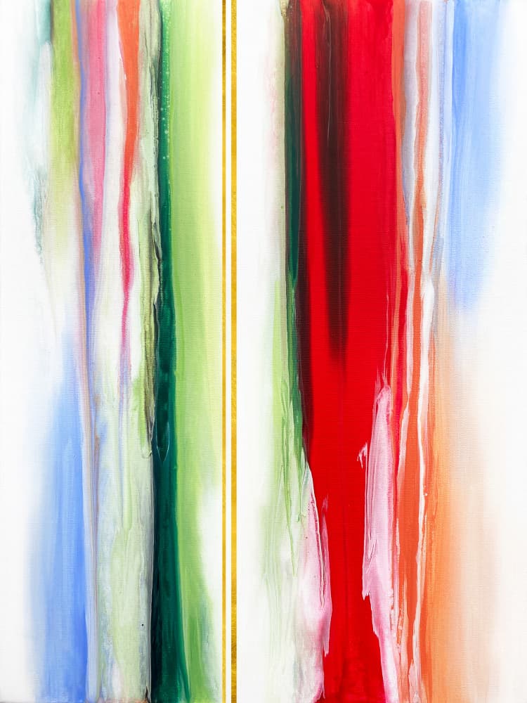 Vibrant Color Streams by Alyson Storms — canvas wall art