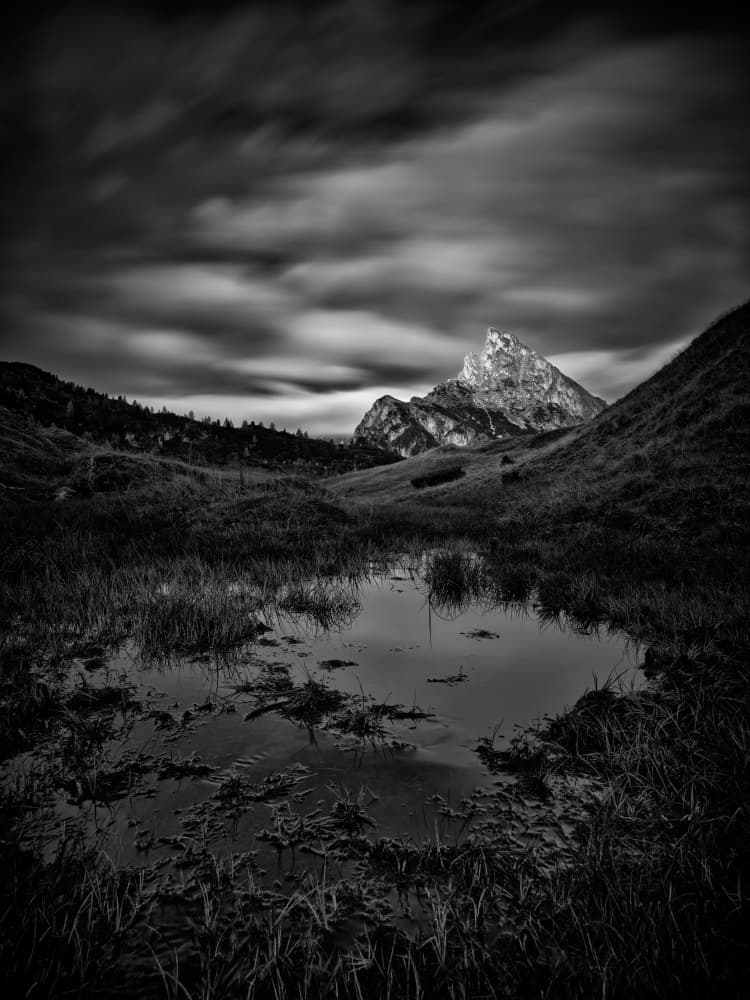 Dramatic Mountain Landscape by Radek Pohnan — canvas wall art