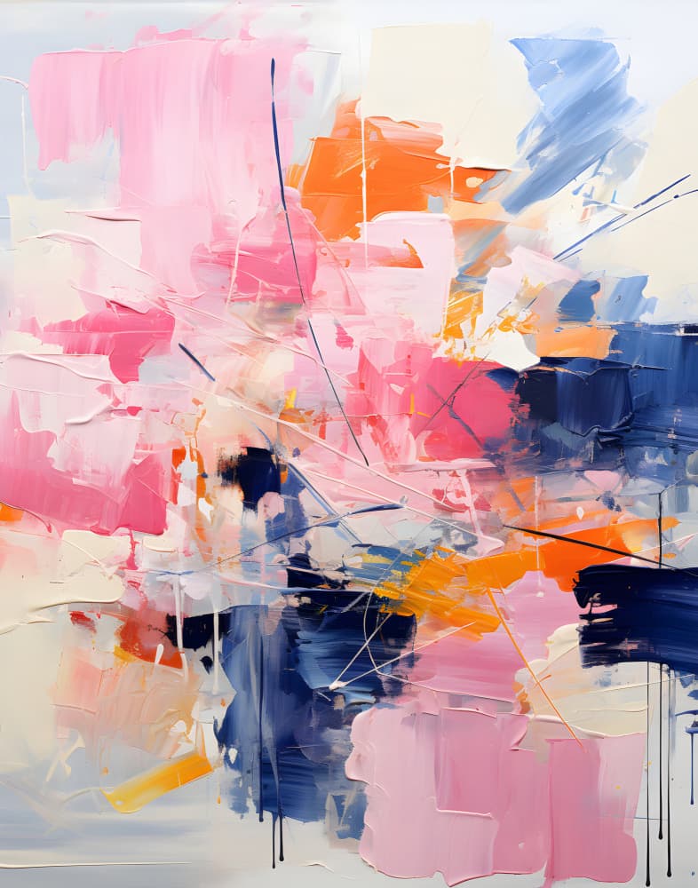 Vibrant Abstract Strokes by Jolly and Dash — canvas wall art