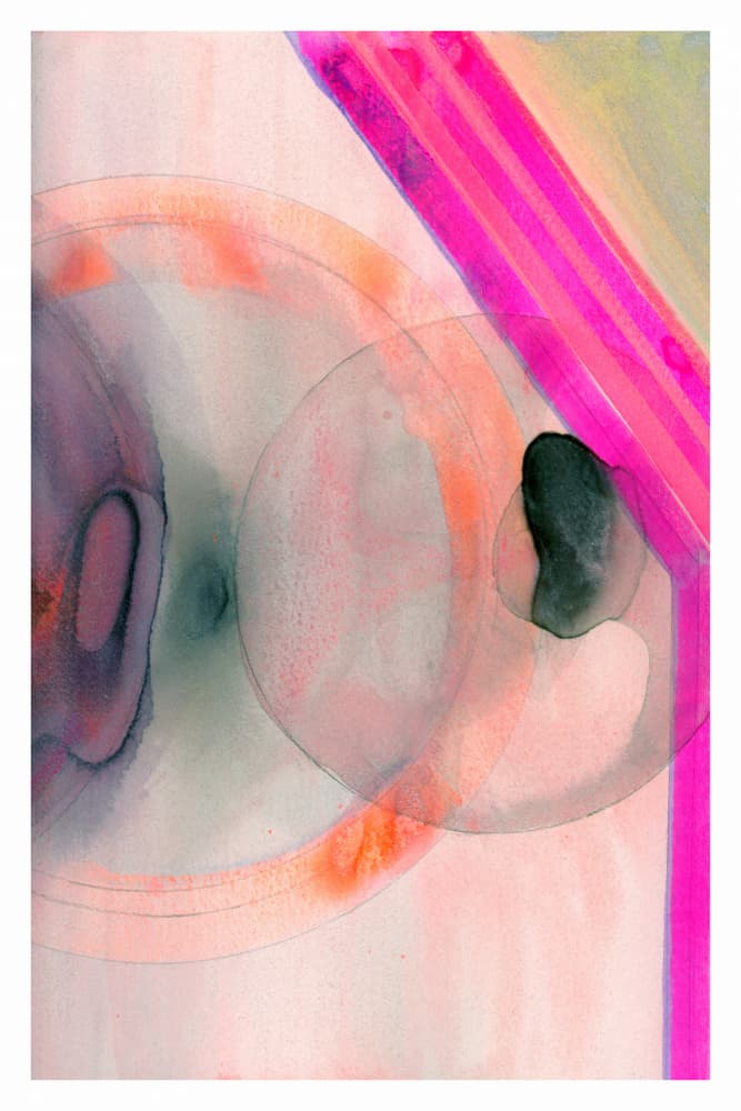 Fluid Pink Abstract by cartissi — canvas wall art