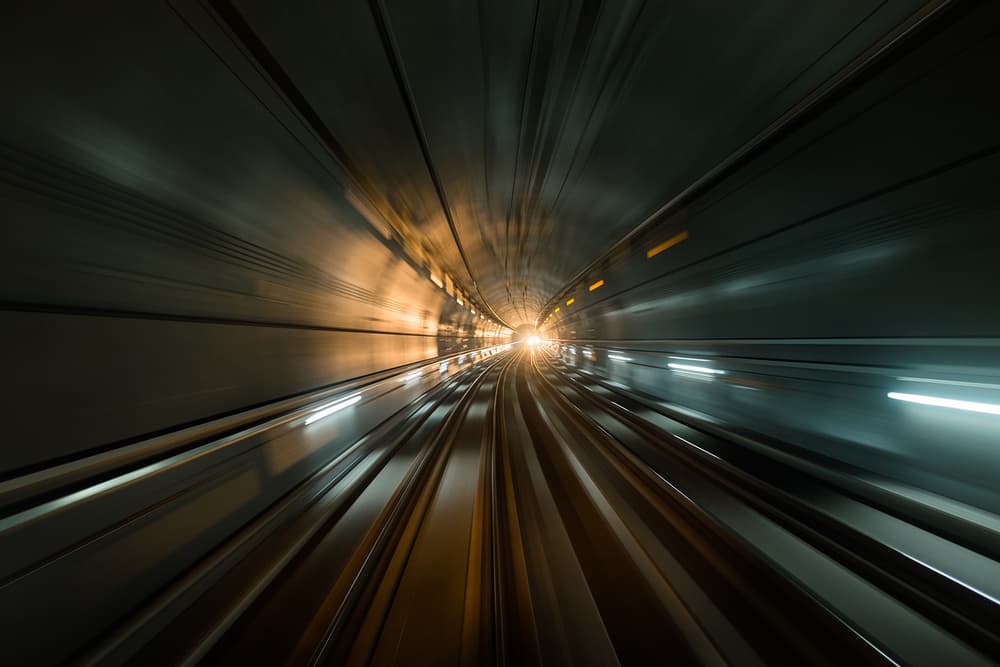Tunnel Vision Speed by HAN dong hee — canvas wall art