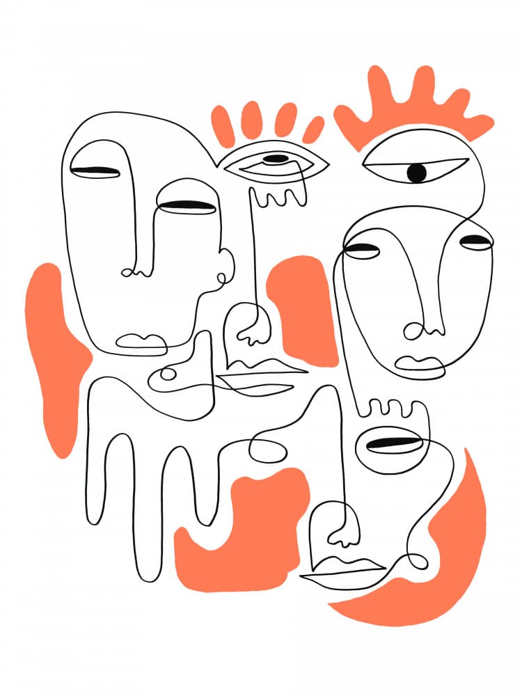 Eye Mystery by Shatha Al Dafai — canvas wall art