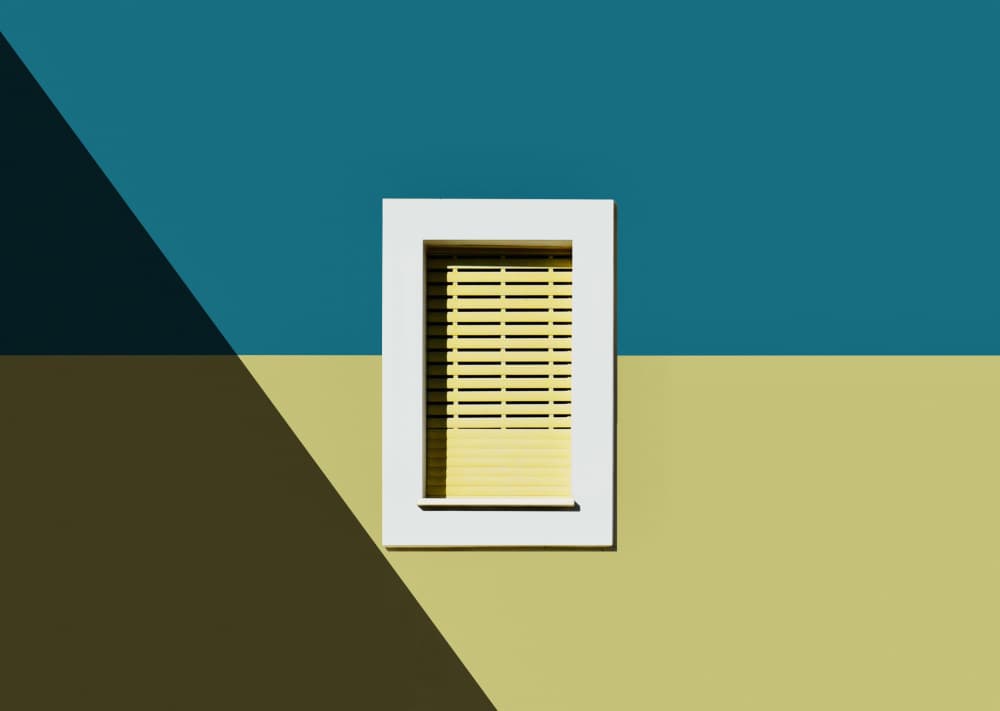 Color Block Window Shadow by Arnon Orbach — canvas wall art