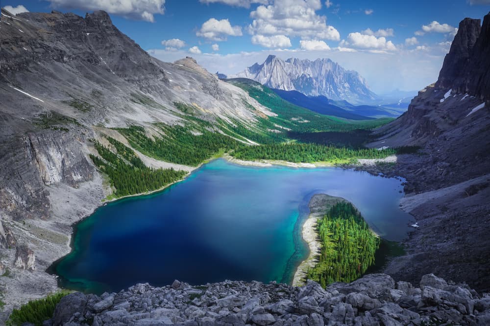 Alpine Lake Valley by Yongnan Li (李永男) — canvas wall art