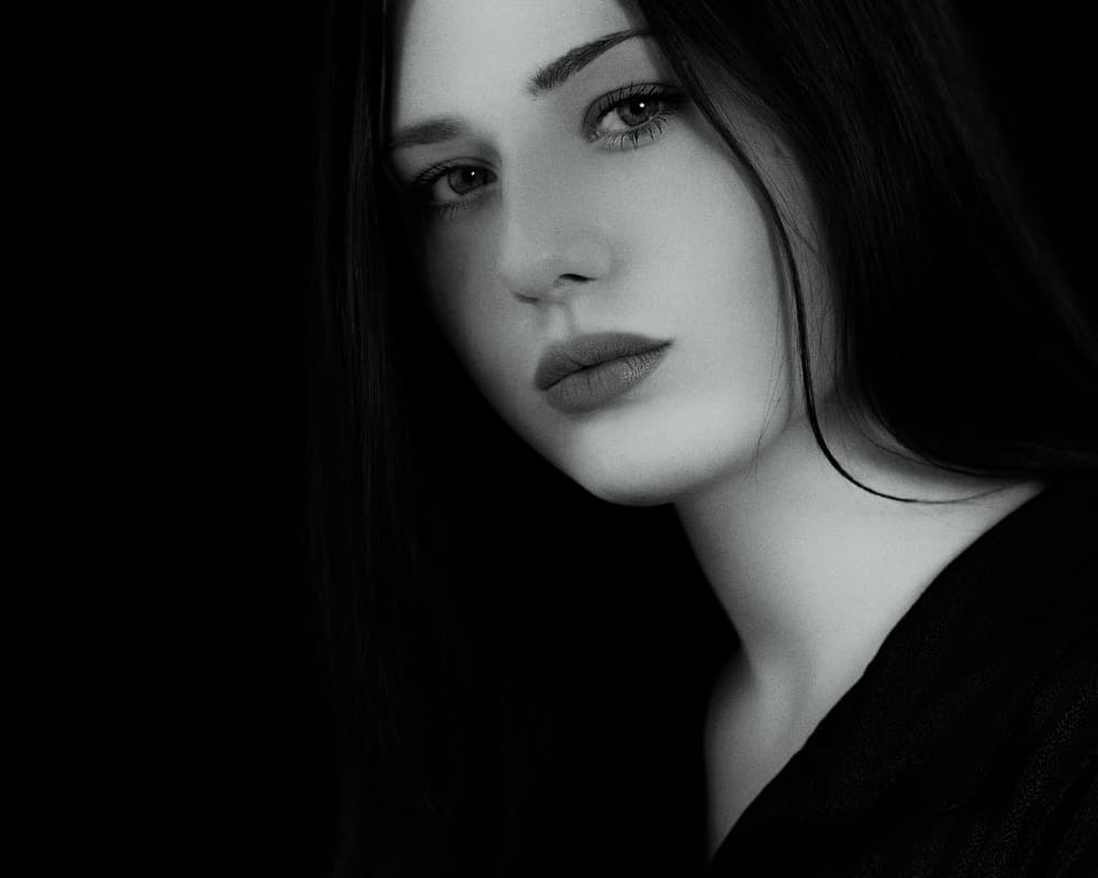 Mysterious Dark Portrait by Jacob Tuinenga — canvas wall art