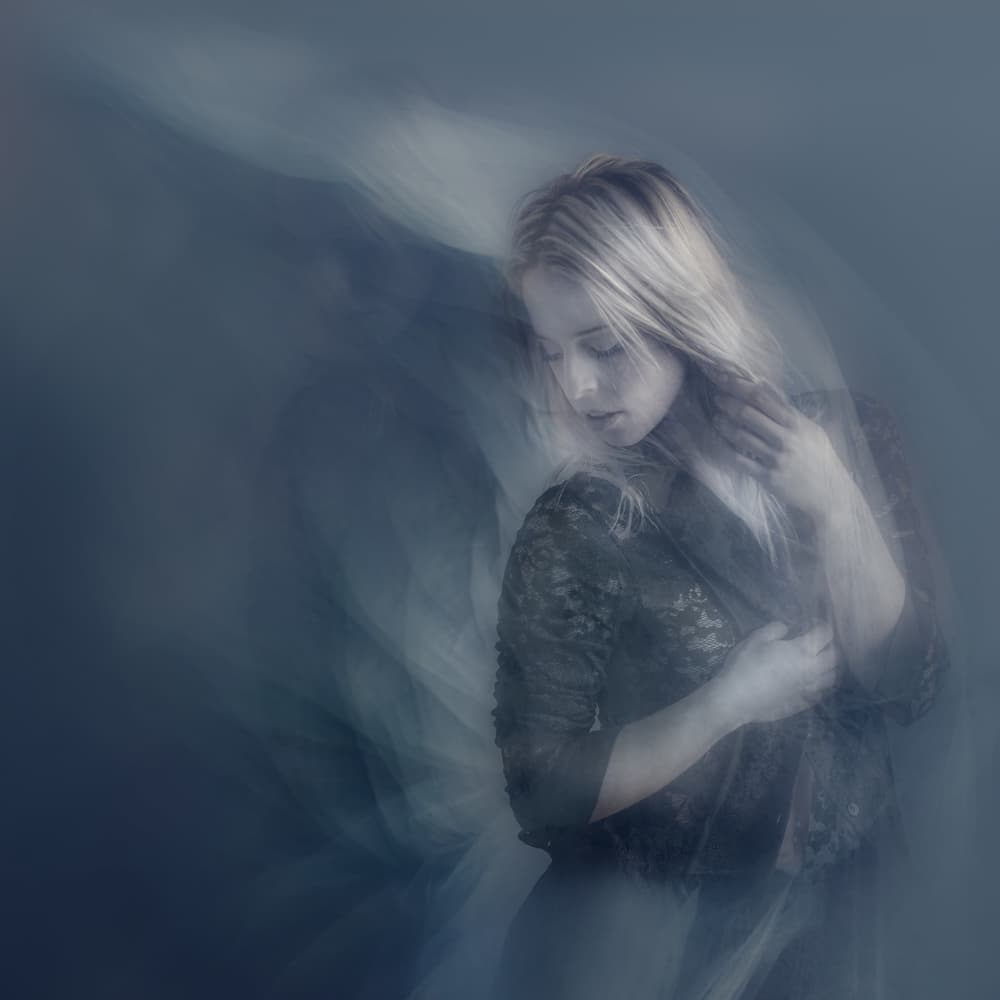 Dreamy Blonde Portrait by Tommaseo Gregorio — canvas wall art