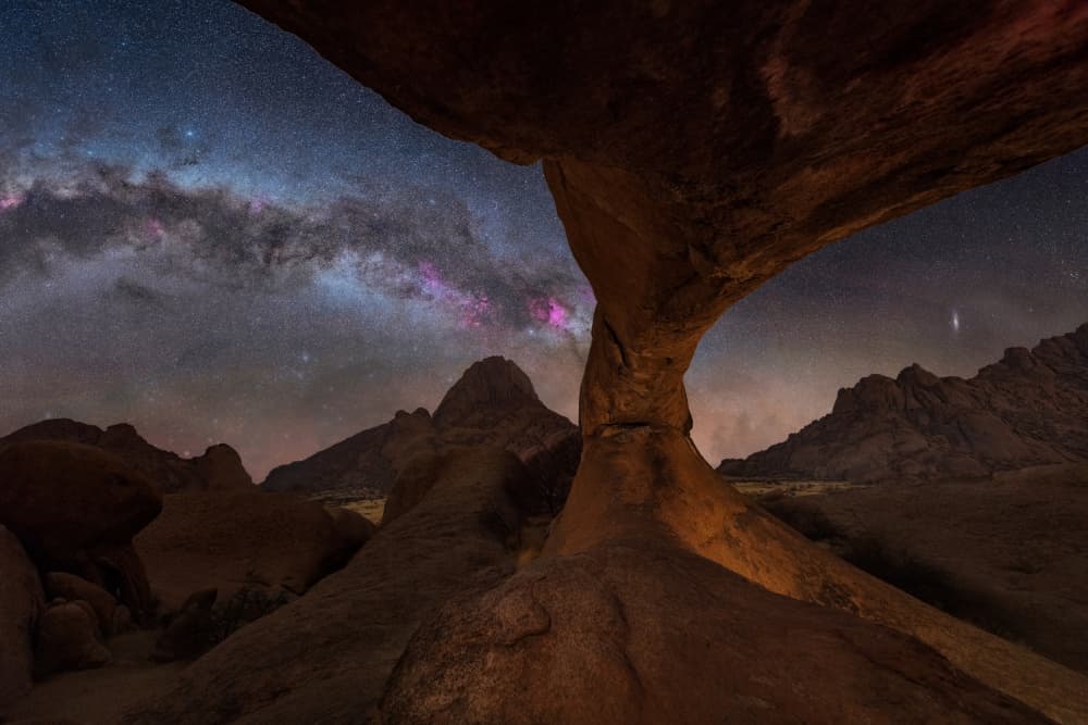 Milky Way Arch Night by Vikas Chander — canvas wall art