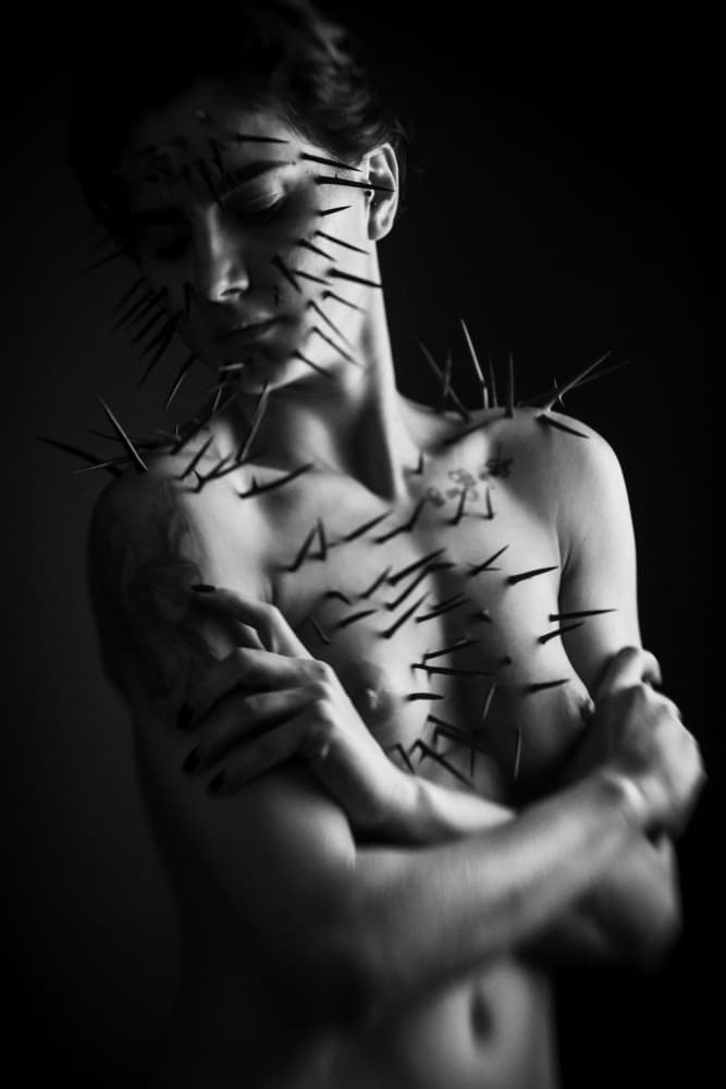 Thorns and Emotion by Bogdan Bouşcă — canvas wall art
