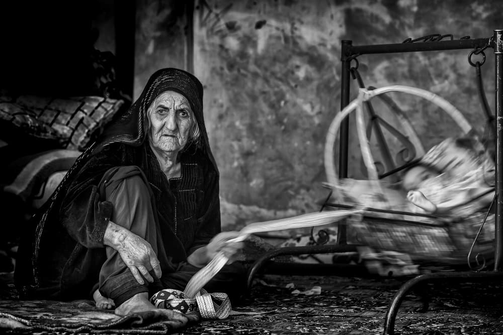 Timeless Generational Portrait by Mohammadreza Momeni — canvas wall art