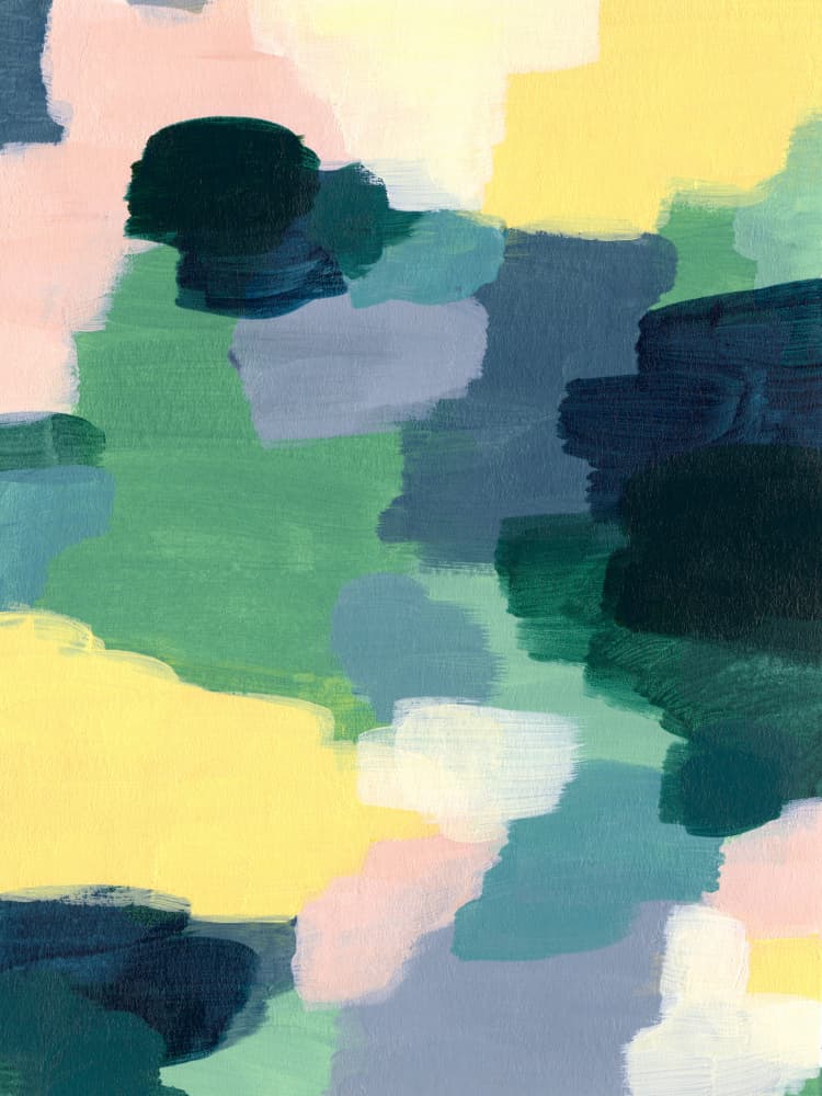 Fresh Abstract Color Blocks by Ejaaz Haniff — canvas wall art