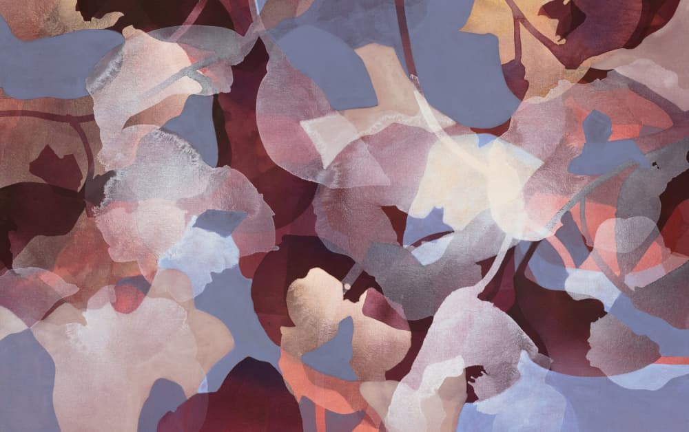 Serene Floral Abstract by Ida Kopperud — canvas wall art