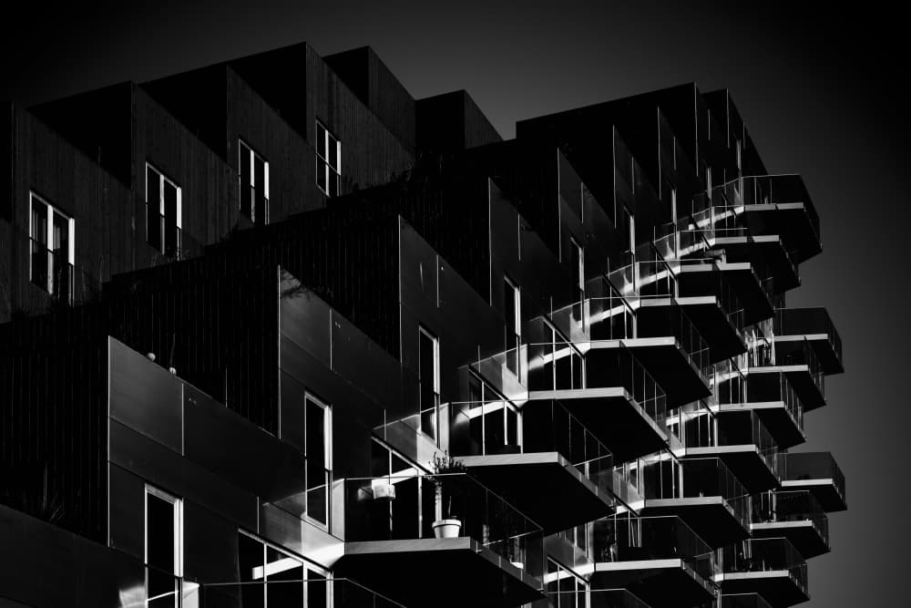 Angular City Structure by Greetje van Son — canvas wall art