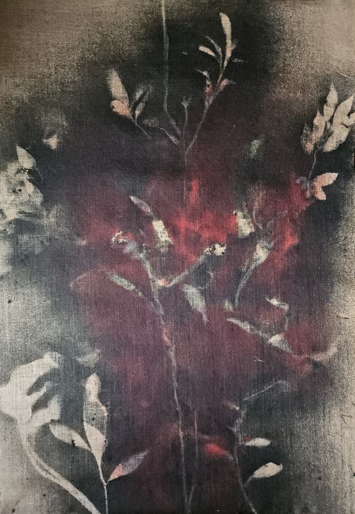 Dark Botanical Glow by Stefano Mazzolini — canvas wall art
