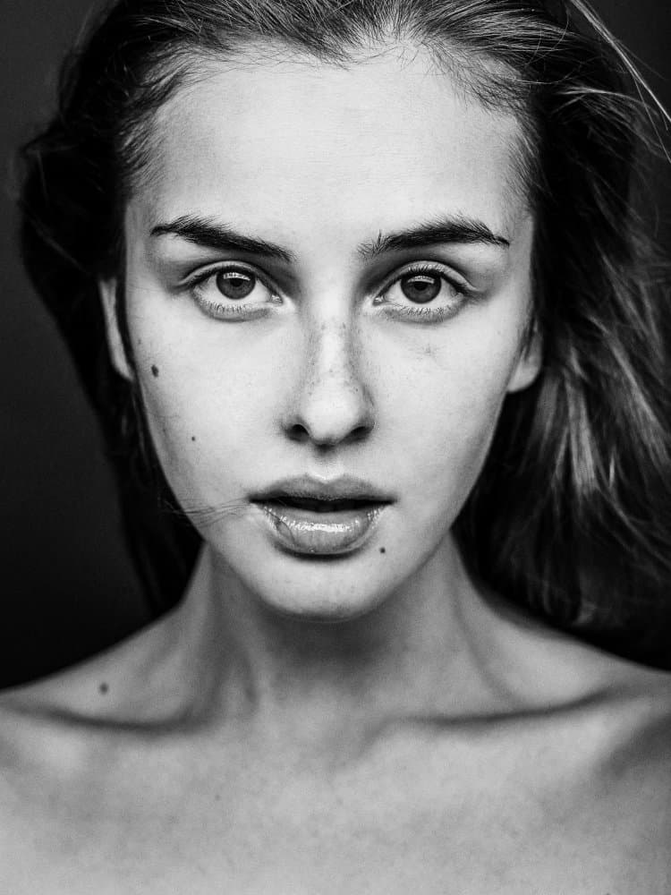 Natural Beauty Portrait by Martin Krystynek MQEP — canvas wall art