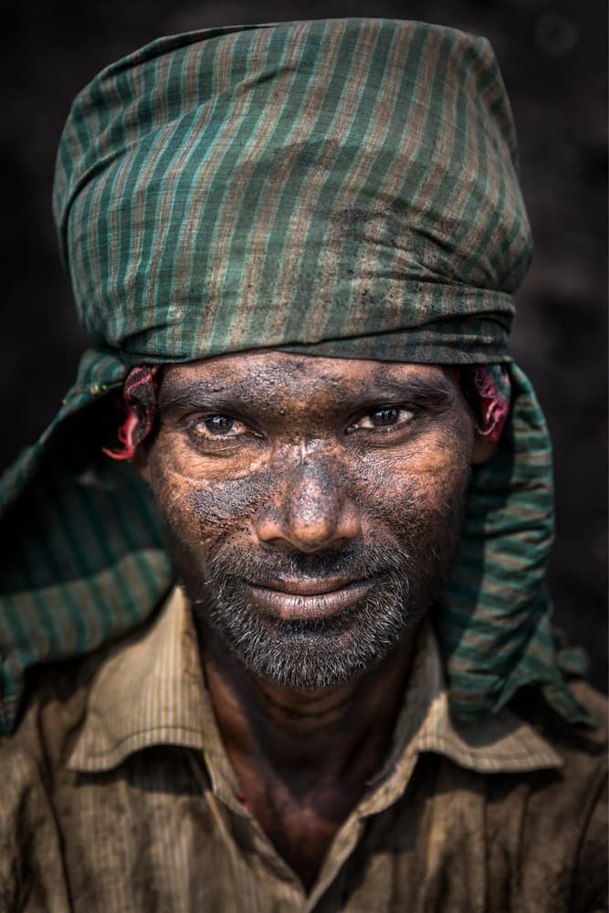 Intense Worker Gaze by Richard Huang — canvas wall art