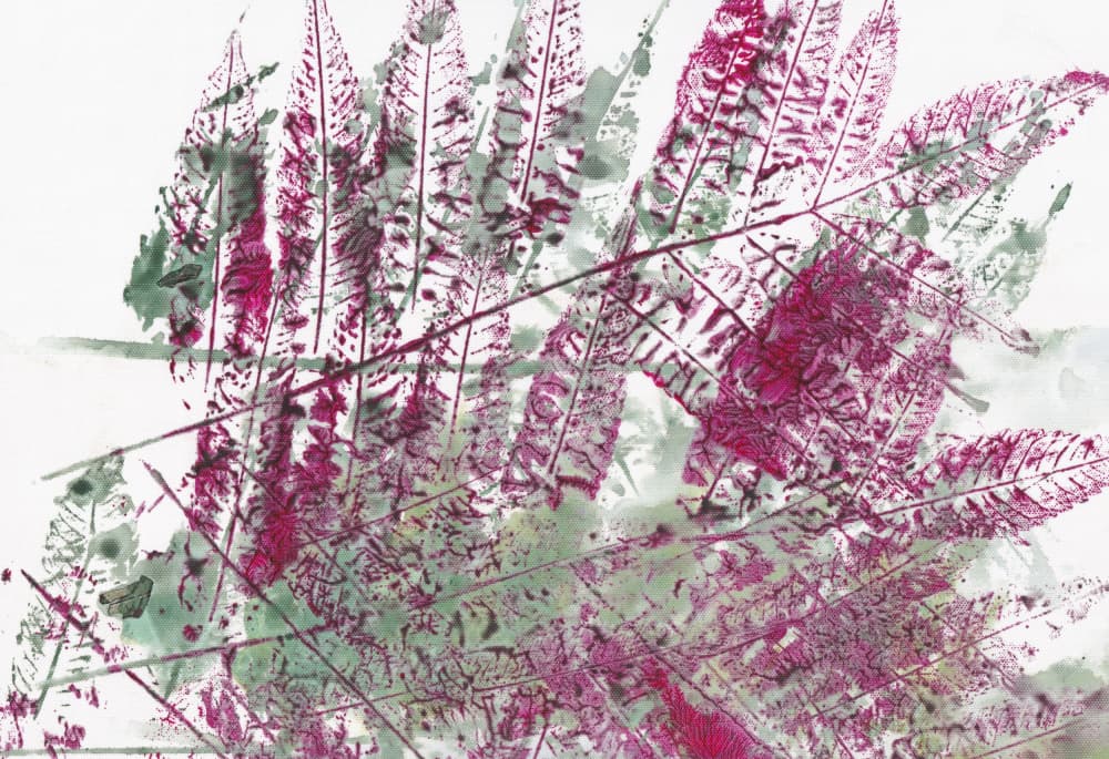 Vibrant Botanical Ferns by Maira Ribena — canvas wall art