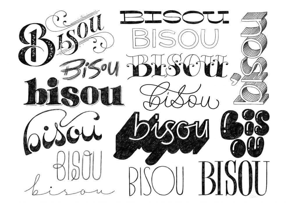 Bisou by Sofie Björkgren-Näse — canvas wall art