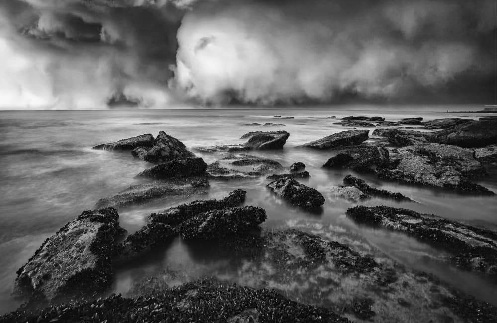 Dramatic Coastal Seascape by Stéphane Pecqueux — canvas wall art