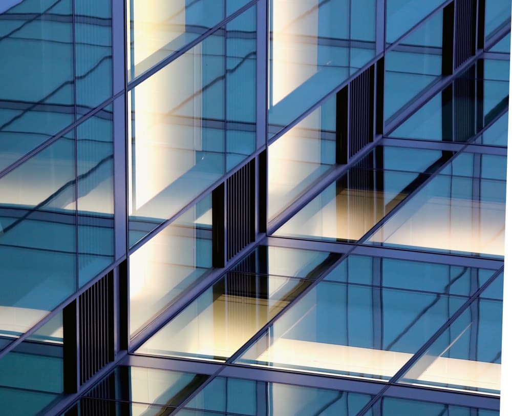 Abstract Glass Reflections by Robin Wechsler — canvas wall art