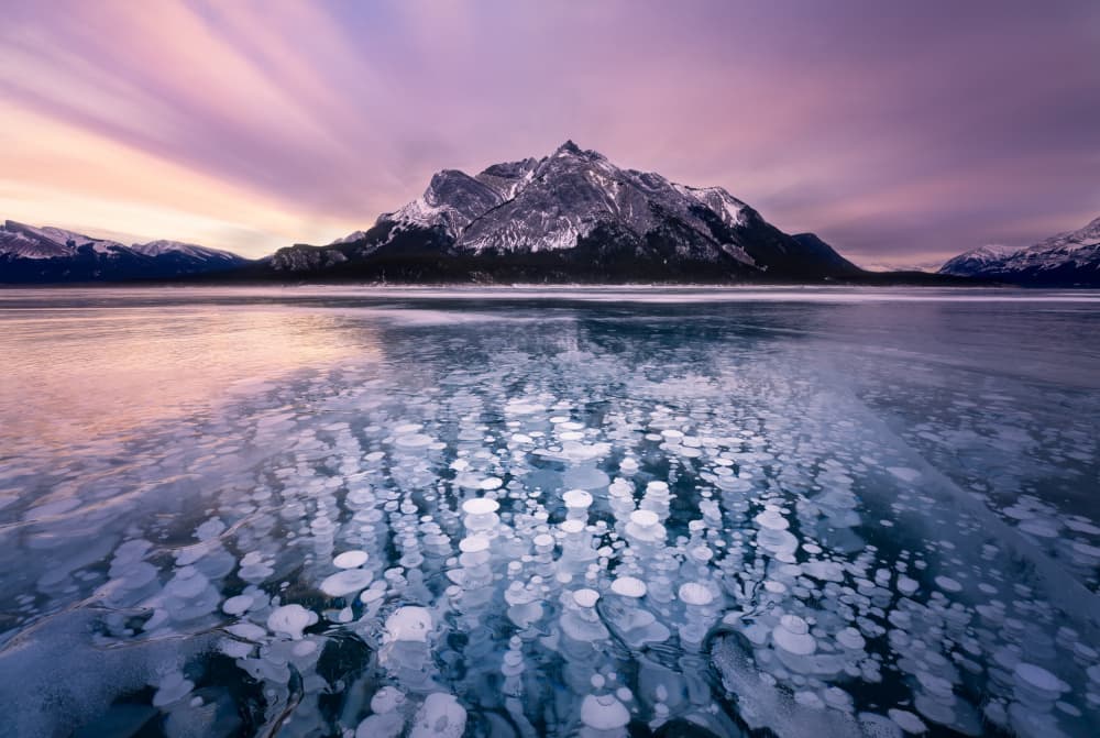 Mountain Ice Bubbles by Yongnan Li (李永男) — canvas wall art