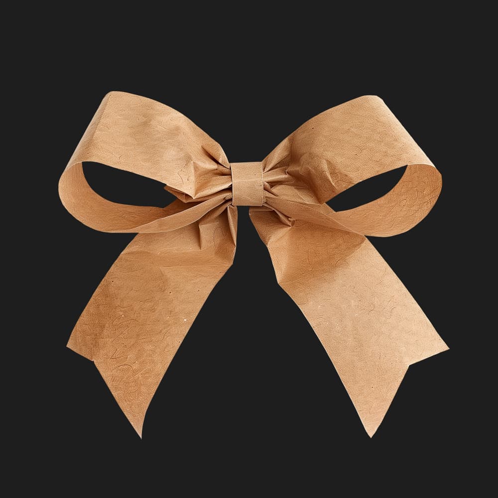 Elegant Paper Bow by Marika Barsrsind β canvas wall art