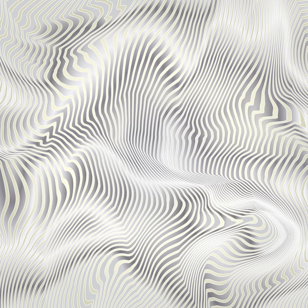 Shimmering Fluid Lines by Angelo Cerantola — canvas wall art