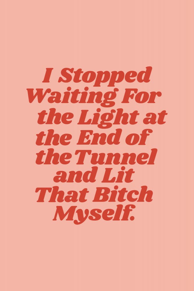 My Own Light Tunnel by Brett Wilson — canvas wall art