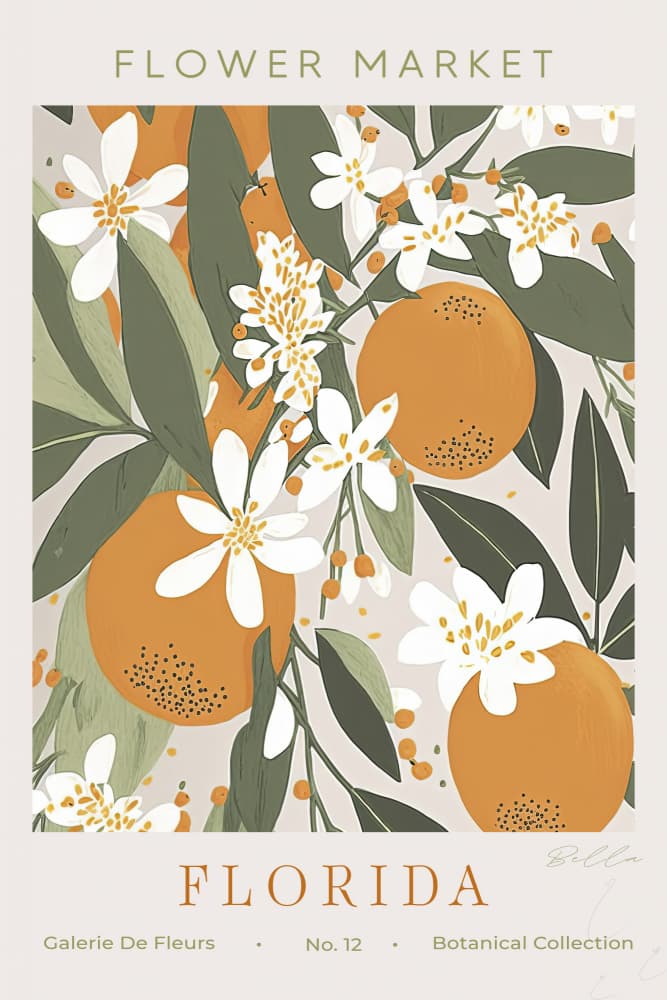 Fresh Citrus Bloom by Bella Eve — canvas wall art