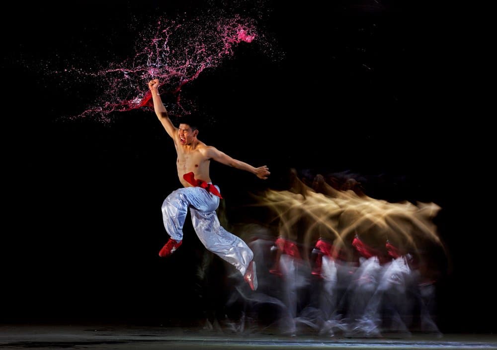 Dynamic Martial Arts Splash by Angela Muliani Hartojo — canvas wall art