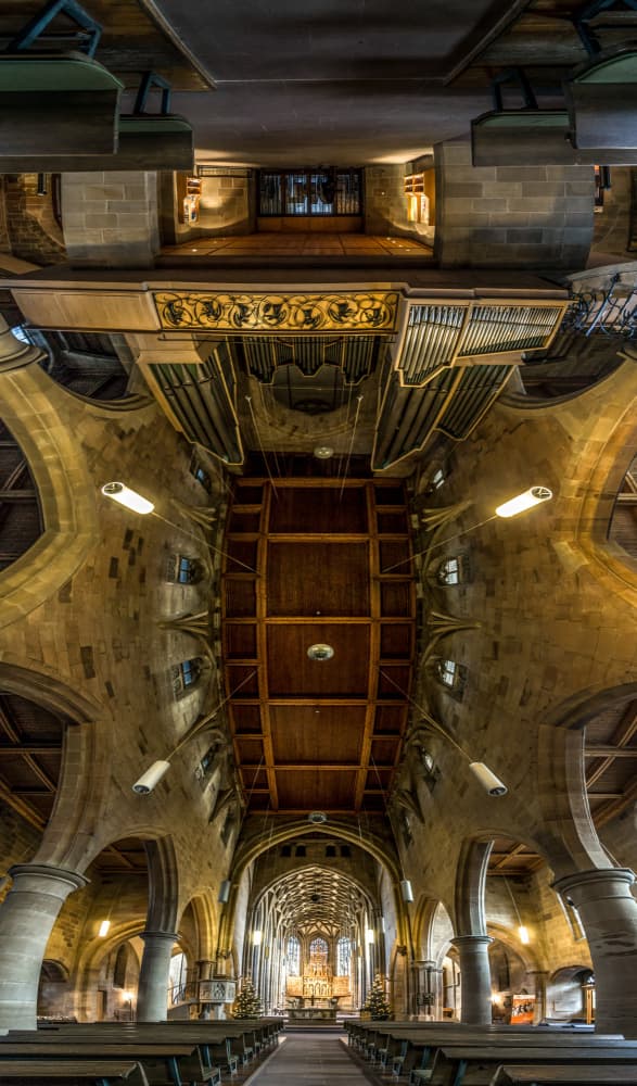 Grand Church Interior by Stephan Rückert — canvas wall art