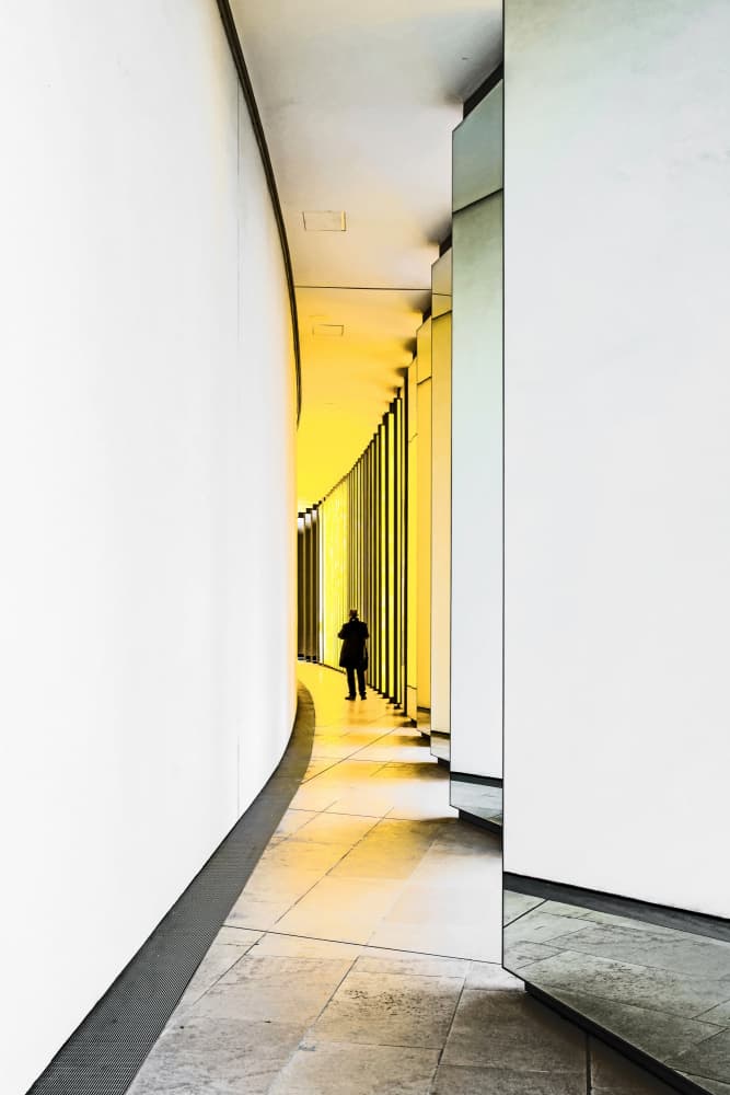 Curved Light Path by Isabelle DUPONT — canvas wall art