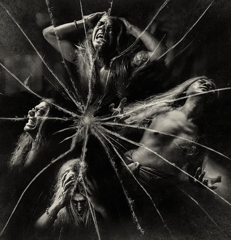 Shattered Scream by Sebastian Kisworo — canvas wall art