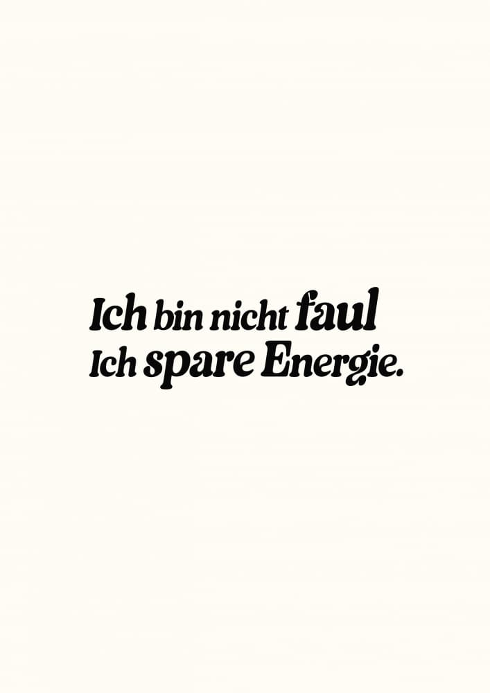 Ichbinnichtfaul by Treechild — canvas wall art