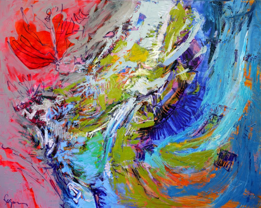 The River Runs Through Her by Dorothy Fagan — canvas wall art