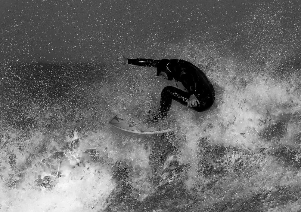 Dynamic Surf Spray by Michel Romaggi — canvas wall art