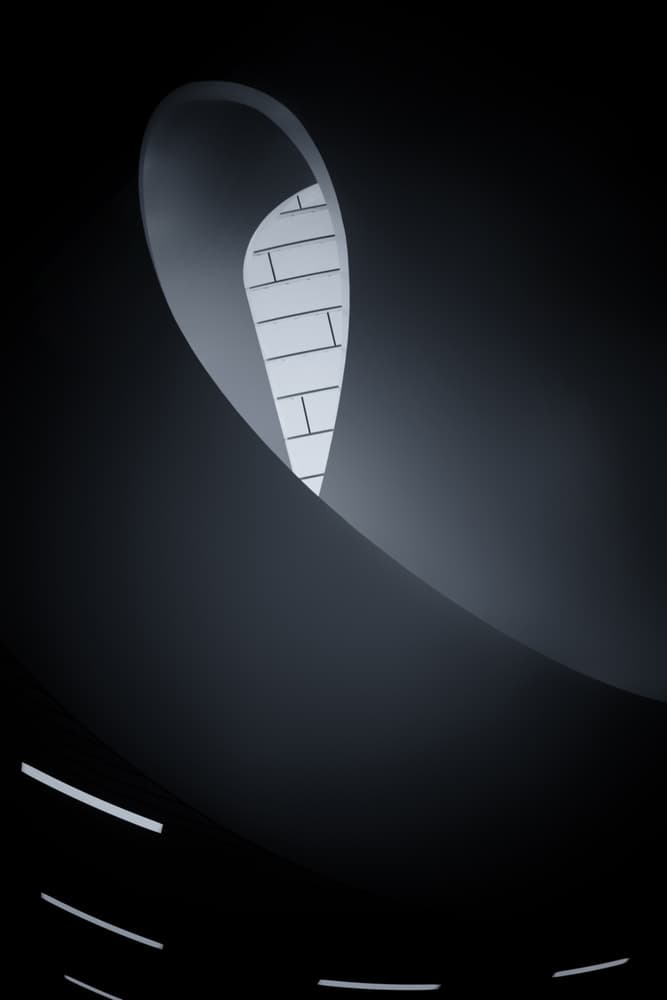 Modern Architectural Curve by Jeroen van de Wiel — canvas wall art