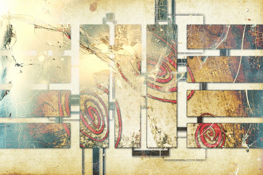 Earthy Spiral Textures by Rafal Kulik — canvas wall art