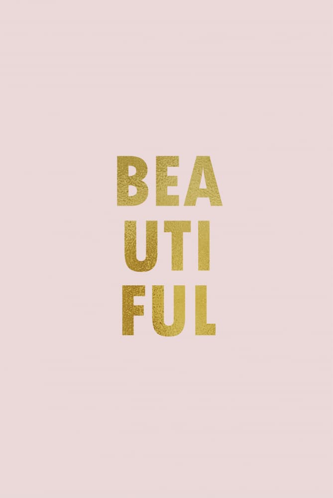 Beautiful Gold Typography by Oju Design — canvas wall art