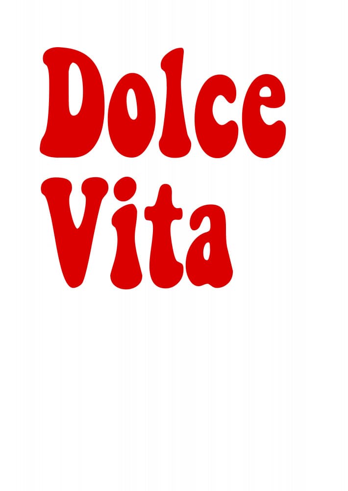 Dolce Vita Sweet Life by Ute Arnold — canvas wall art