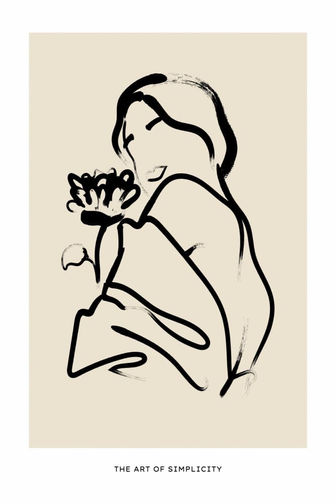 Theartofsimplicity by Treechild — canvas wall art
